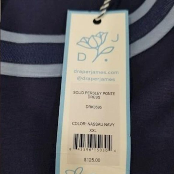 Nassau Navy Persley Ponte Knit Dress - Picture 7 of 10